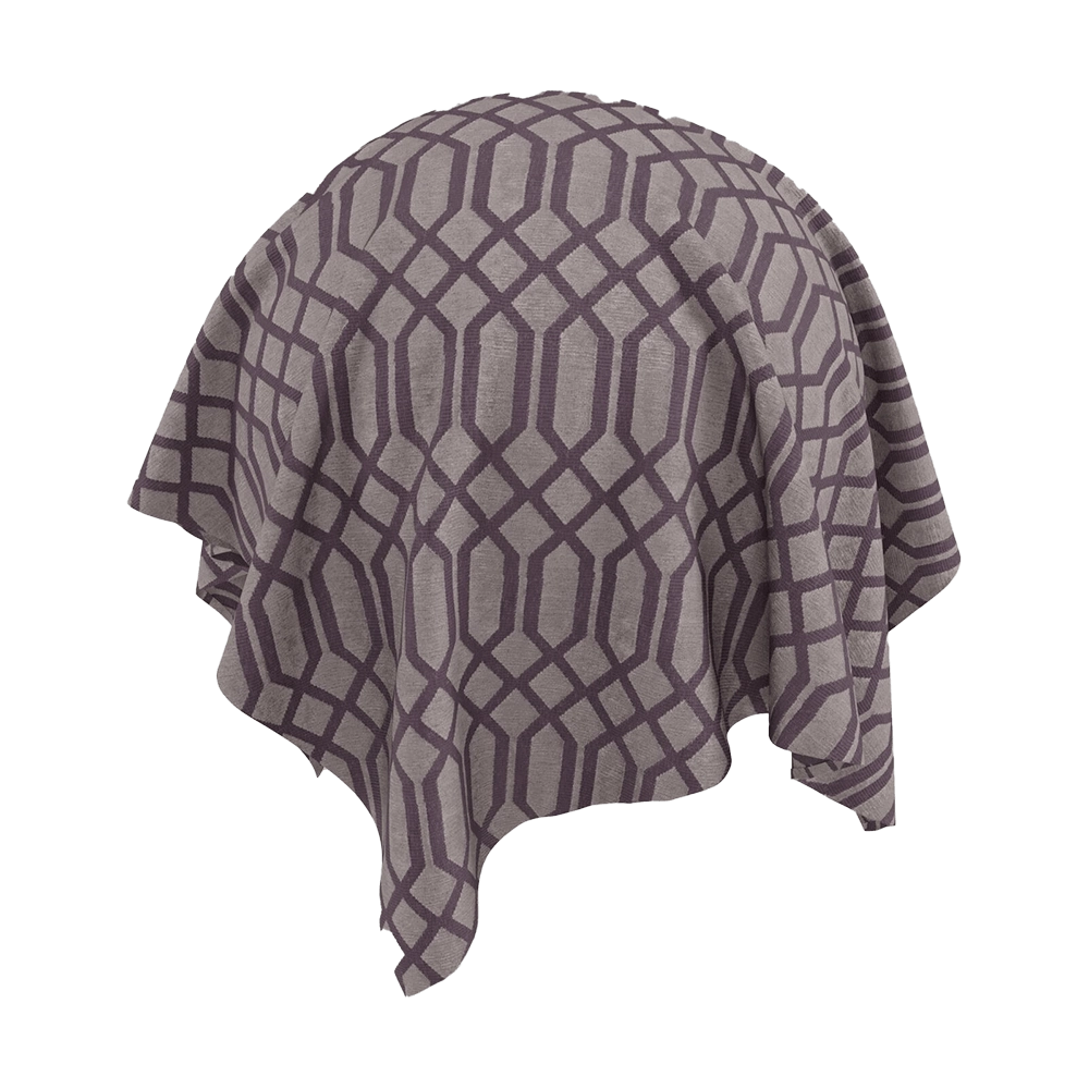 Twinbru - Geometric Purple Jacquard 1564032 3D Model