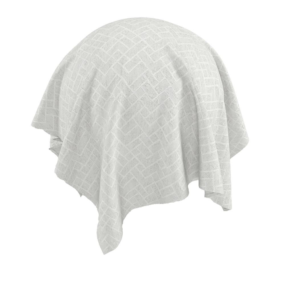 Twinbru - Geometric White Jacquard 1782241 3D Model