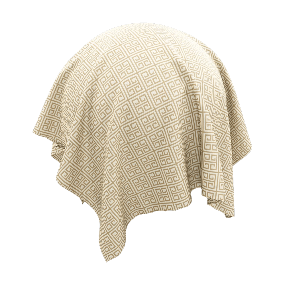 Twinbru - Geometric White Jacquard 2231792 3D Model