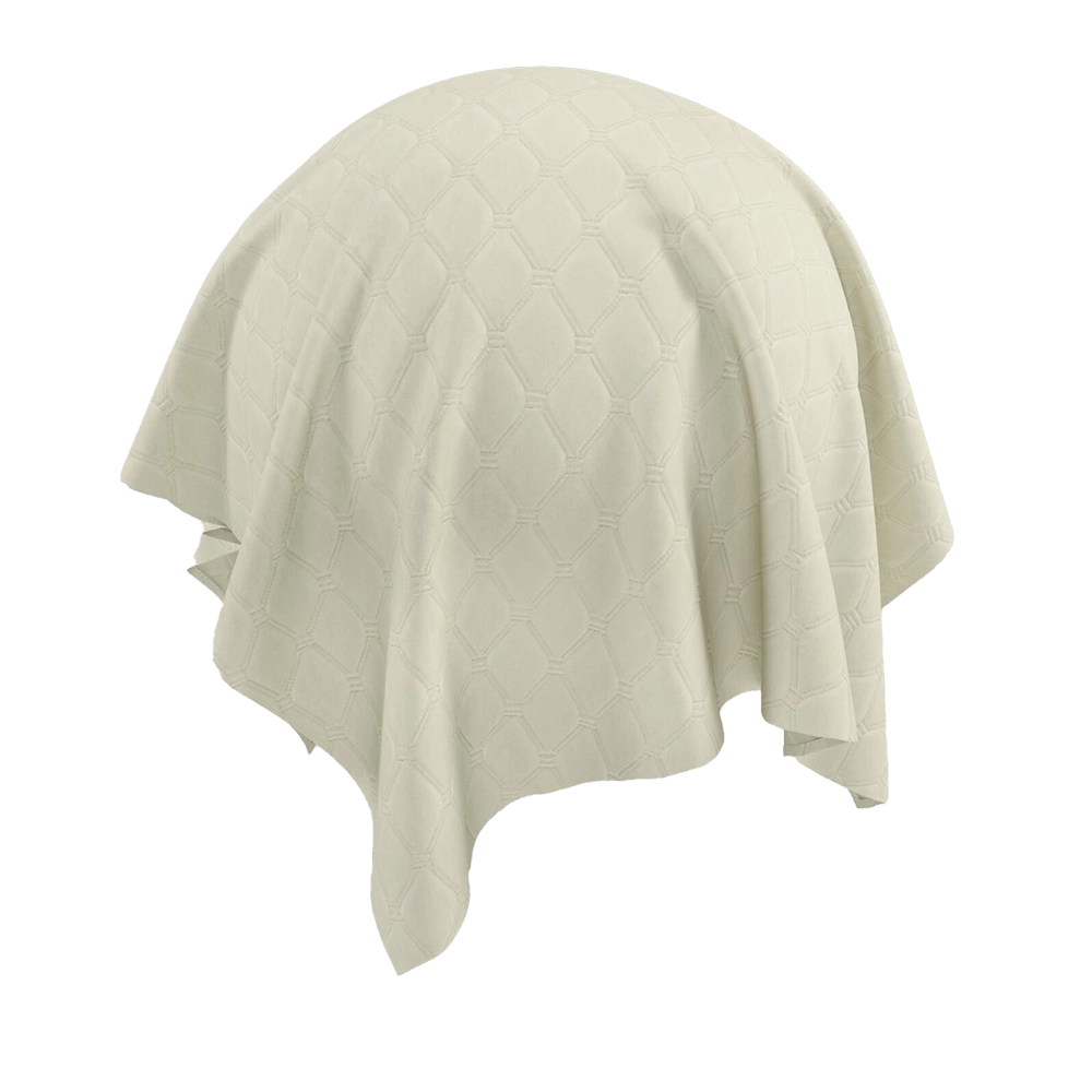 Twinbru - Geometric White Velvet 2279213 3D Model