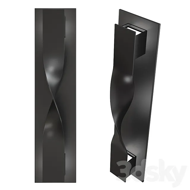 Twist indoor outdoor led sconce 3D Model