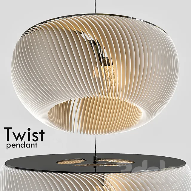 Twist pendant 3DModel