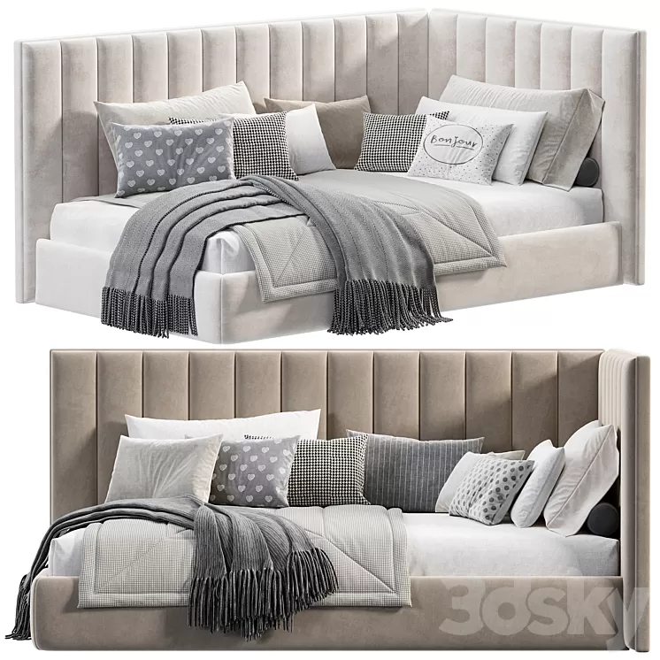 Twix milk Bed 3D Model Free