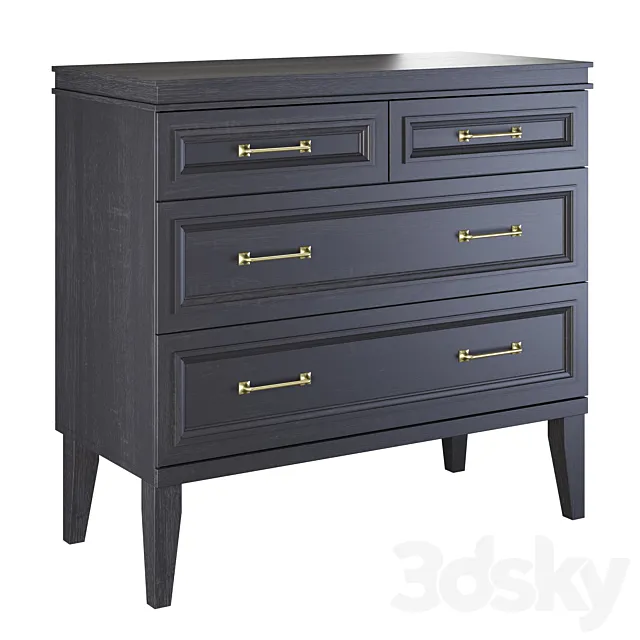 Two chests of drawers Orlando 3D Model