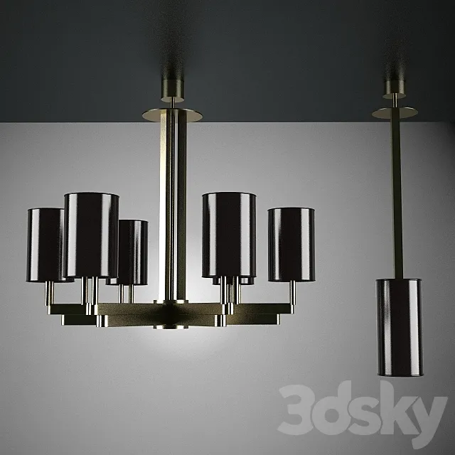 Two Classic Ceiling Lamp Free Download