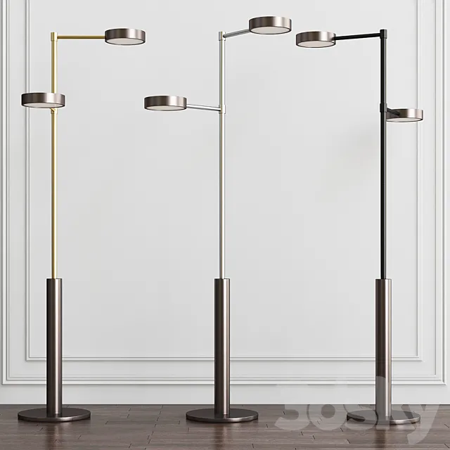 TWO CYLINDERS - FLOOR LAMP Free Download