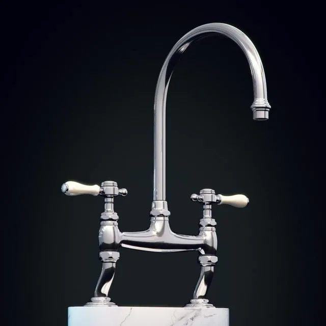 Two Mixer Taps 3D Model