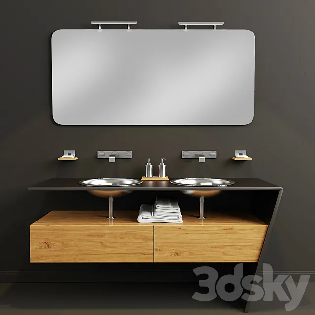 Two washbasins 3DModel