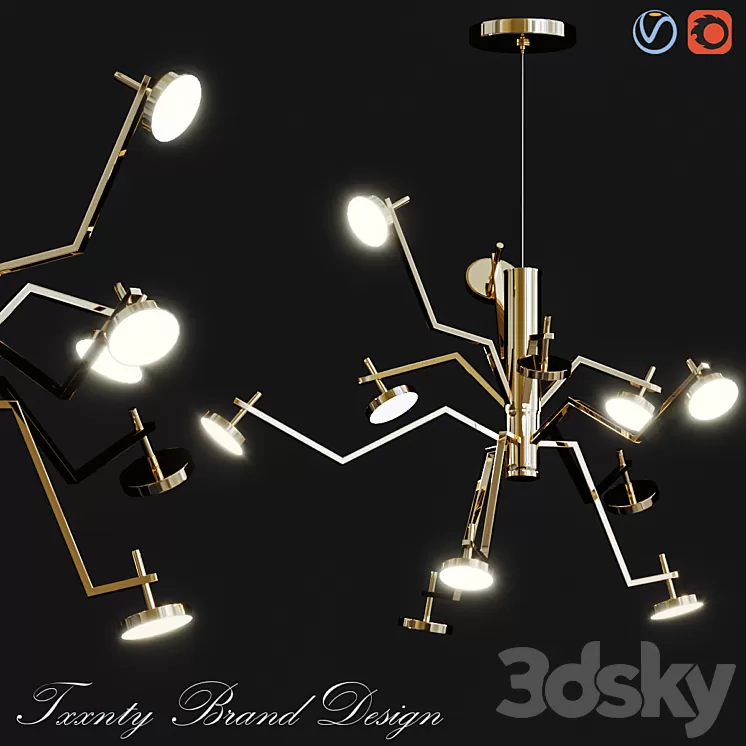 Txxnty brand design 3D Model