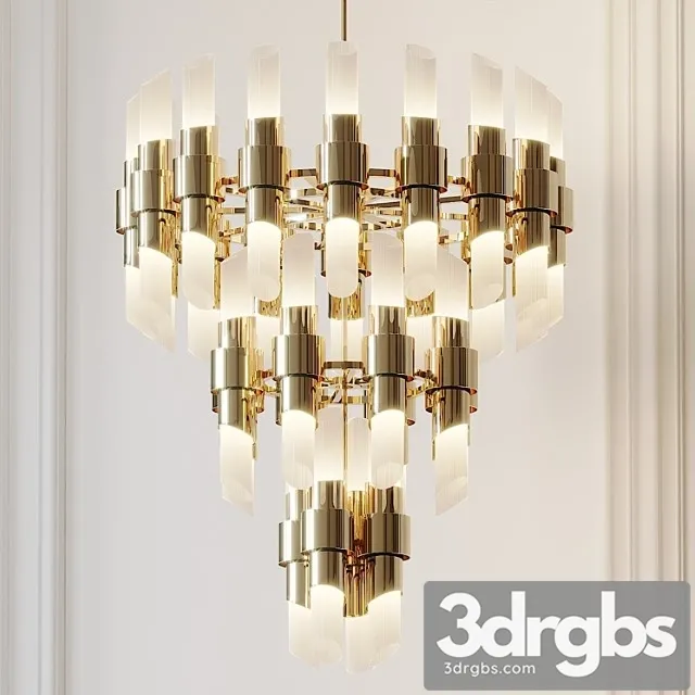 Tychho chandelier by luxuu 3D Model Free