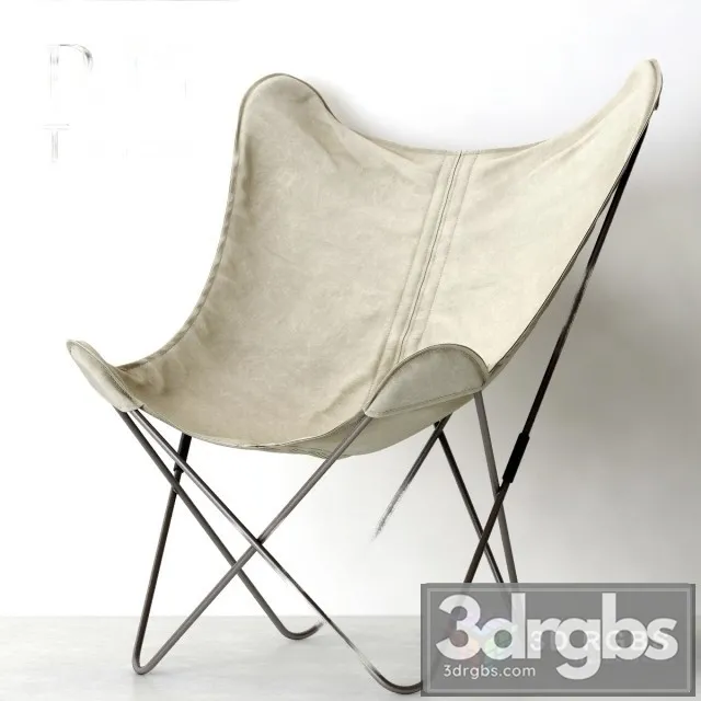 Tye Butterfly Chair 3D Model Free