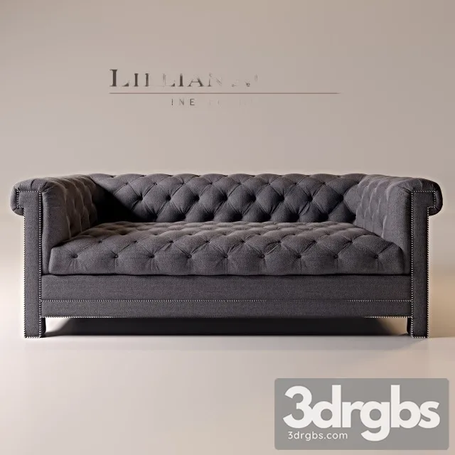 Tyler Mid Sofa 3D Model Free