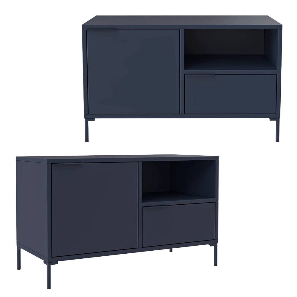 Tylko - Bedside table Midnight Blue 3D Model