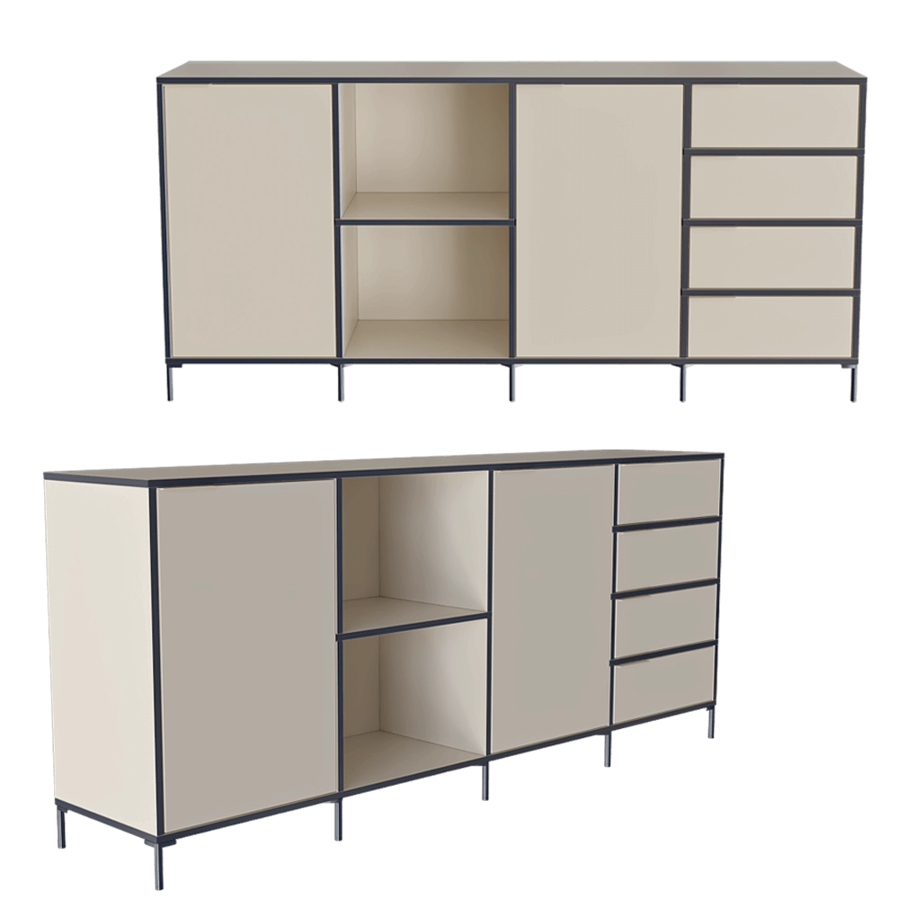 Tylko - Sideboard Sand+Midnight Blue 3530504 3D Model