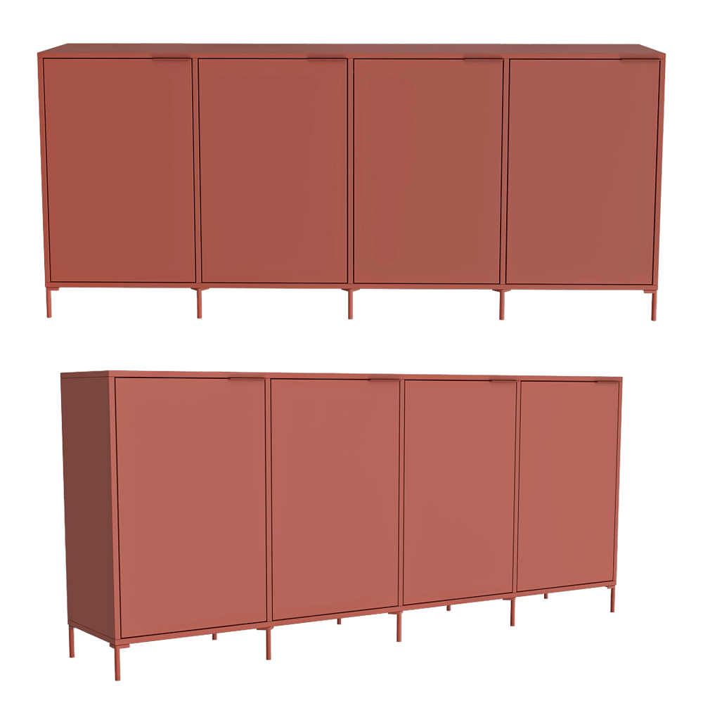 Tylko - Sideboard Type02 in Terracotta 3D Model