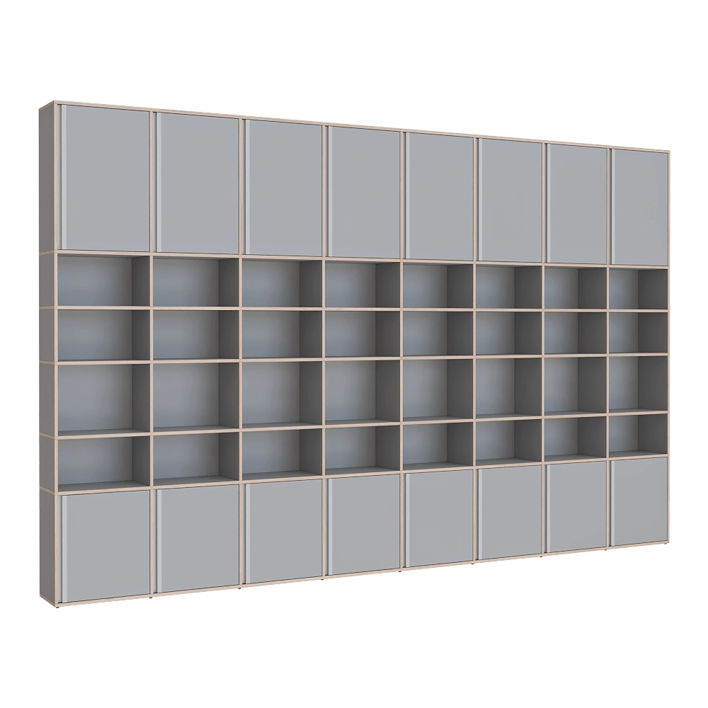 Tylko - Wall storage Grey 3D Model