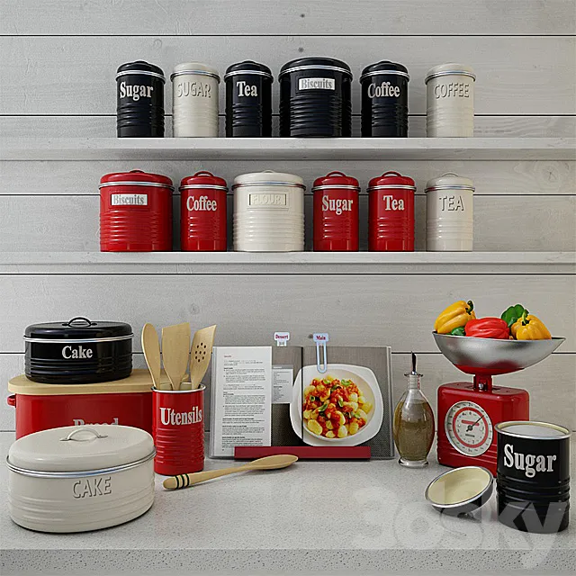 Typhoon Vintage Kitchen Collection 3D Model