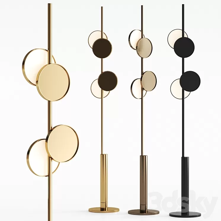 Typography Truly Studio Floor lamp by Rakumba 3D Model