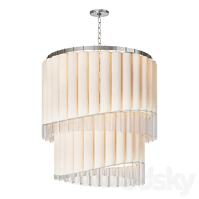 Tyrell Multi Tier Pendant By Hudson Valley Lighting 3D Model