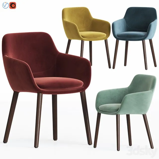Tyson dining chair 3D Model