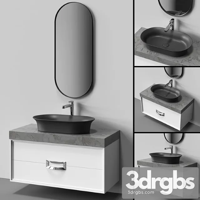 Tzanaletto Sink by Cerama Marazzi 3D Model Free