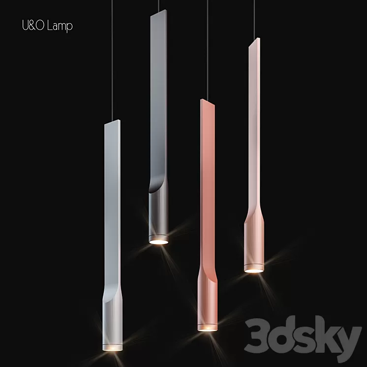 U & O Lamp 3D Model