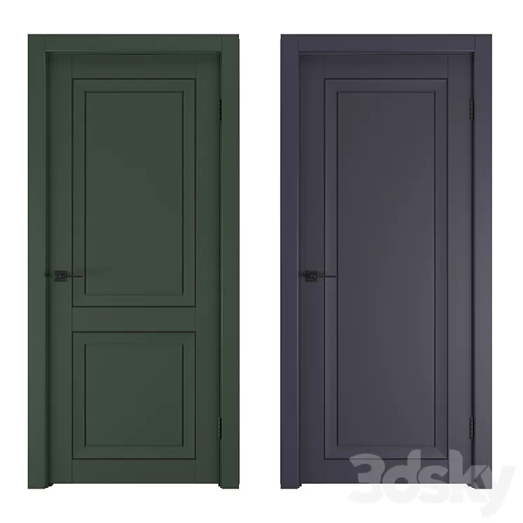 Uberture Decanto doors 3D Model