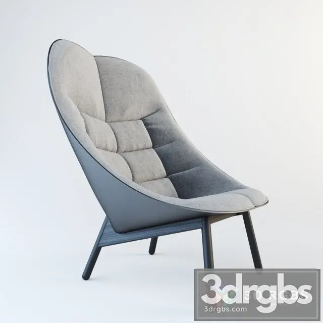 Uchiwa Hay Armchair 3D Model Free