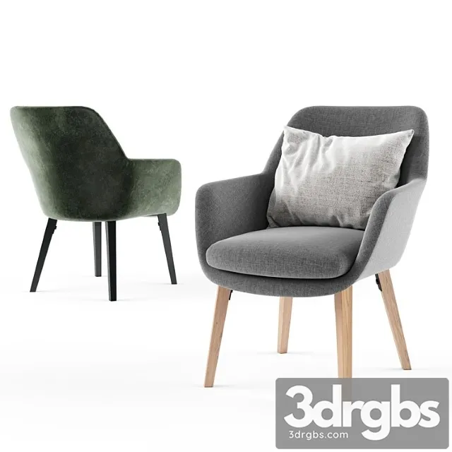 UDSBJERG Armchair 3D Model Free