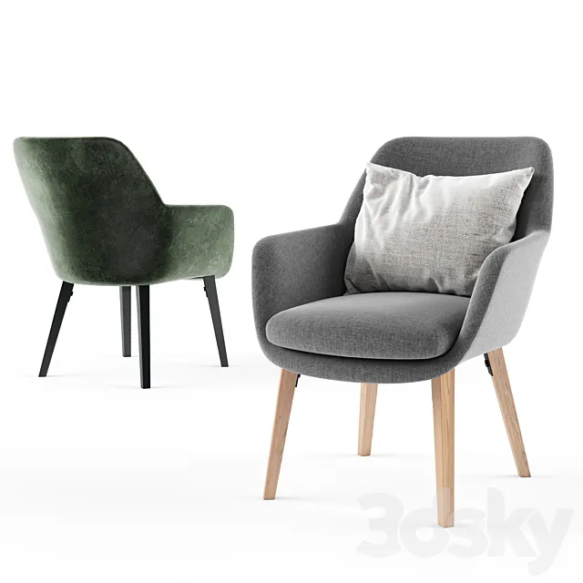 UDSBJERG Armchair 3D Model