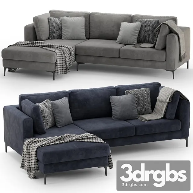 Uglovoi Divan Mebelroom Milan 3D Model Free