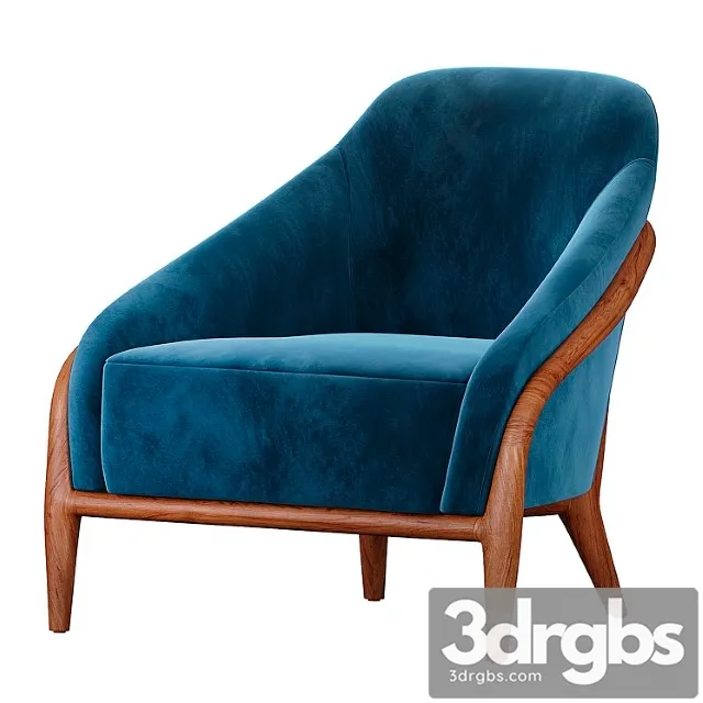 Ulivi adele armchair 3D Model Free