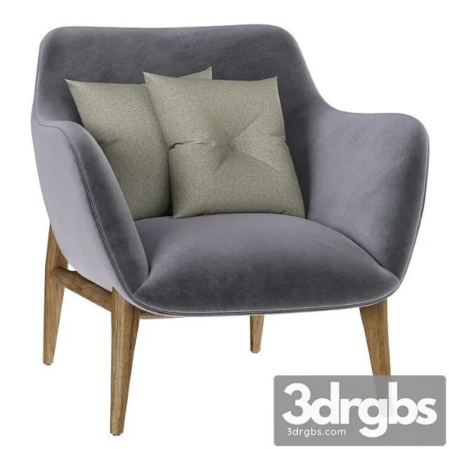 Ulivi Jade Armchair 3D Model Free