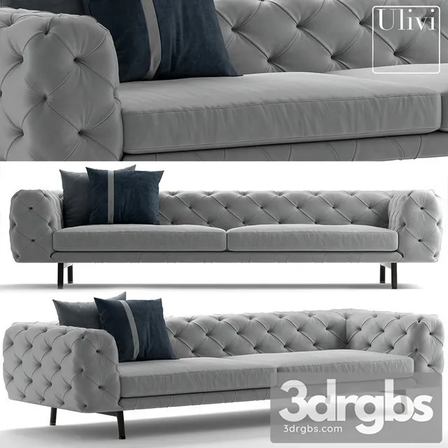 Ulivi Salotti Daniel Sofa 3D Model Free