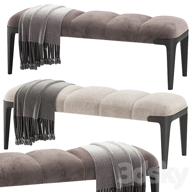 Ulivi Salotti LANGLEY BENCH 3D Model