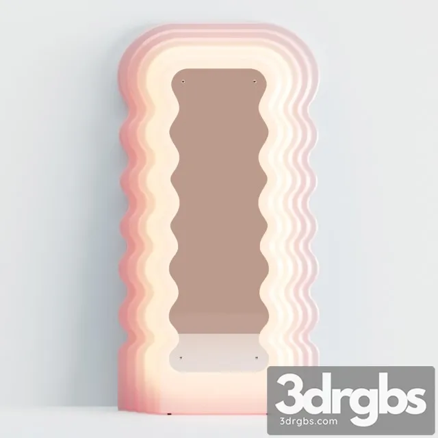 Ultrafragola Memphis Mirror 3D Model Free