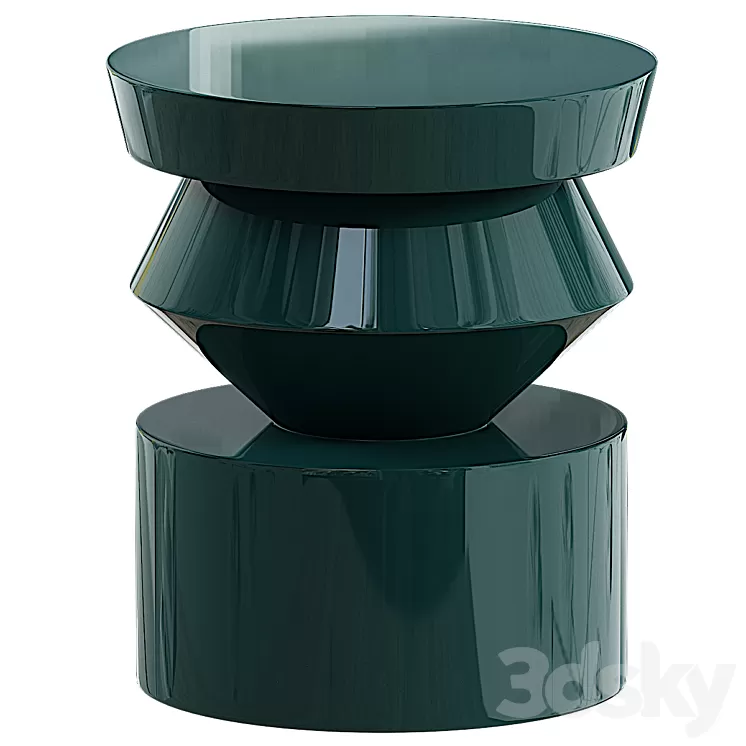 Uma side table 3D Model Free