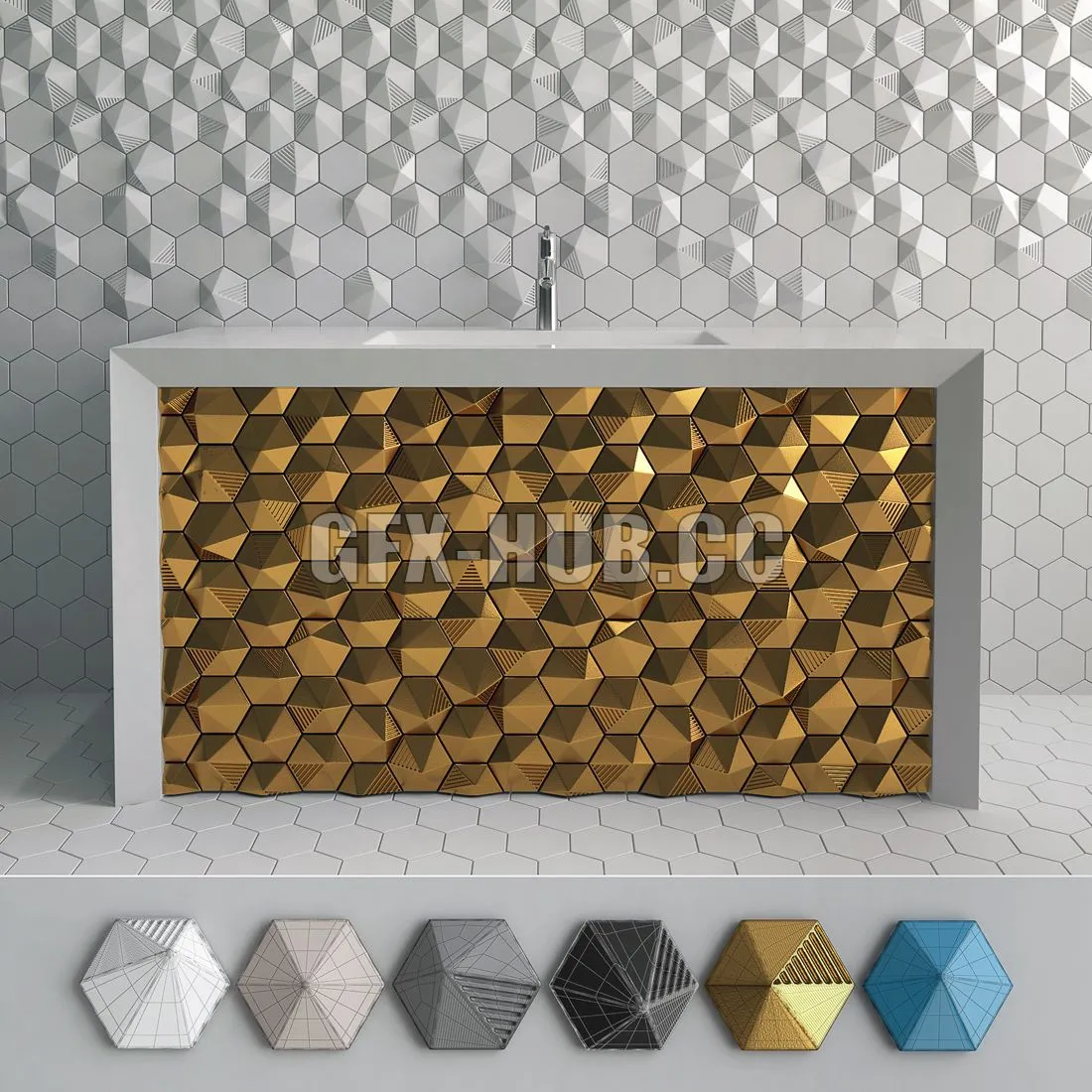 Umbrella Equipe Ceramicas 3D Model