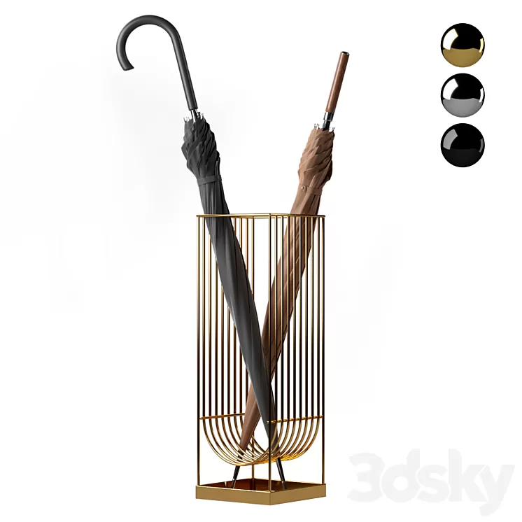 Umbrella stand AYTM Curva 3D Model