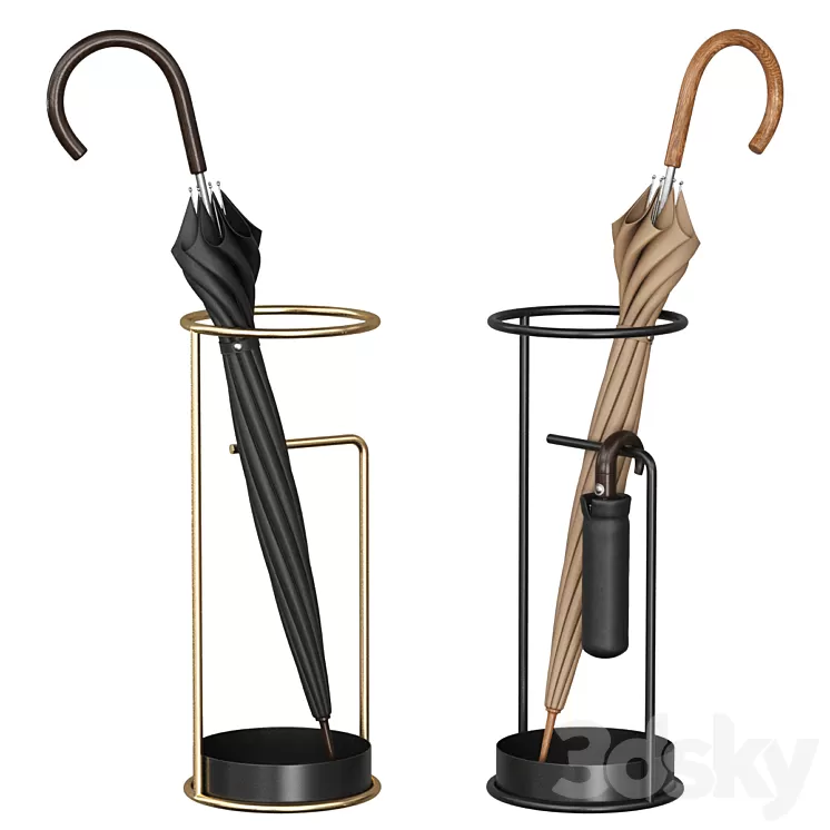 Umbrella stand Minimum Calligaris 3D Model Free