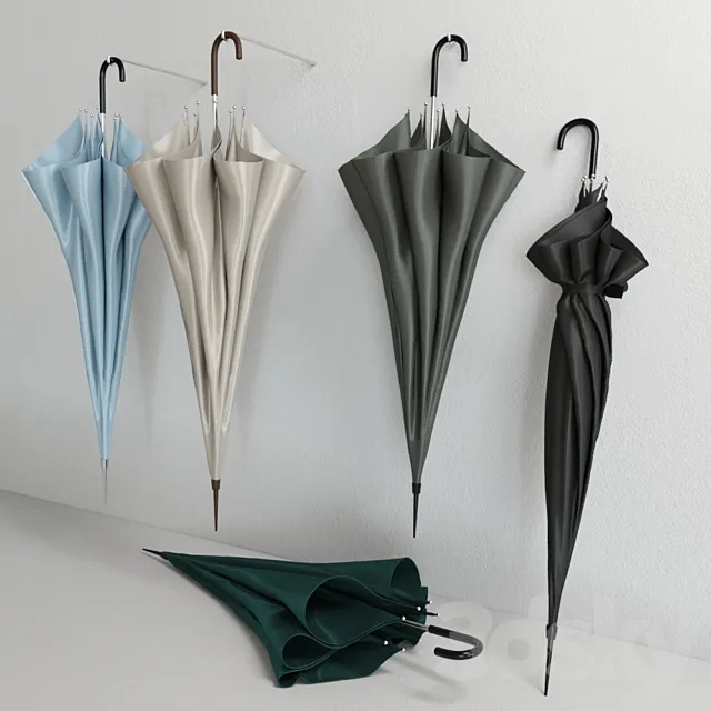 Umbrellas 3D Model