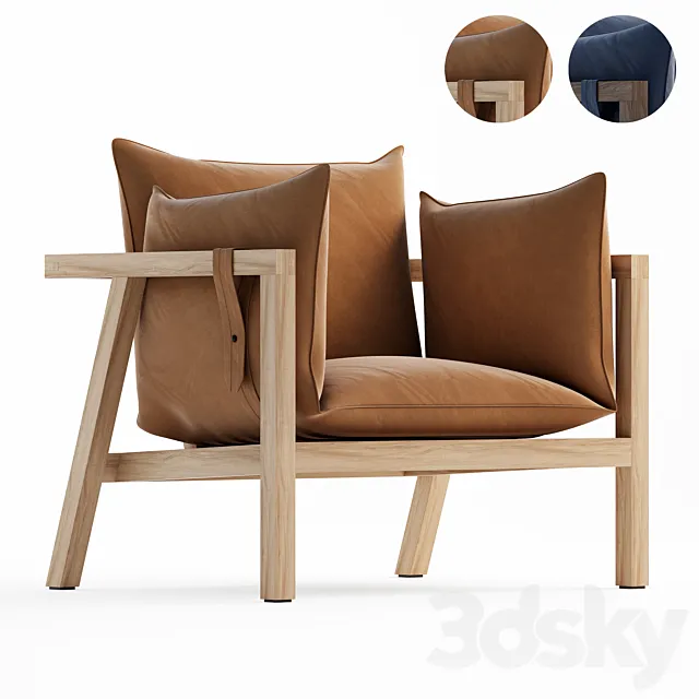 Umomoku Armchair Outdoor 3DModel