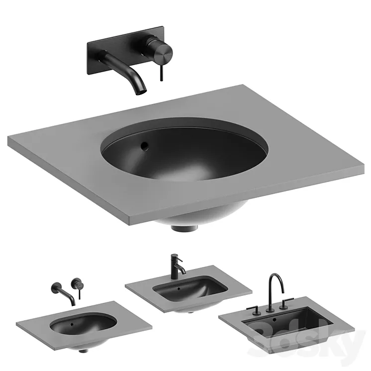 Undercounter Washbasin Ideal standard 3D Model Free