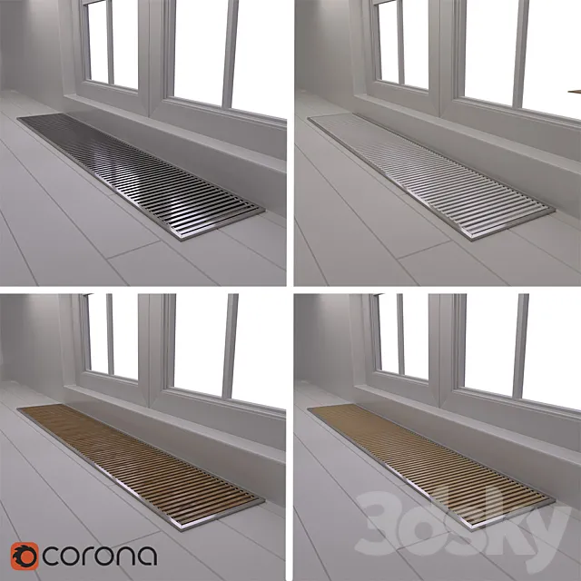 underfloor radiator 3D Model