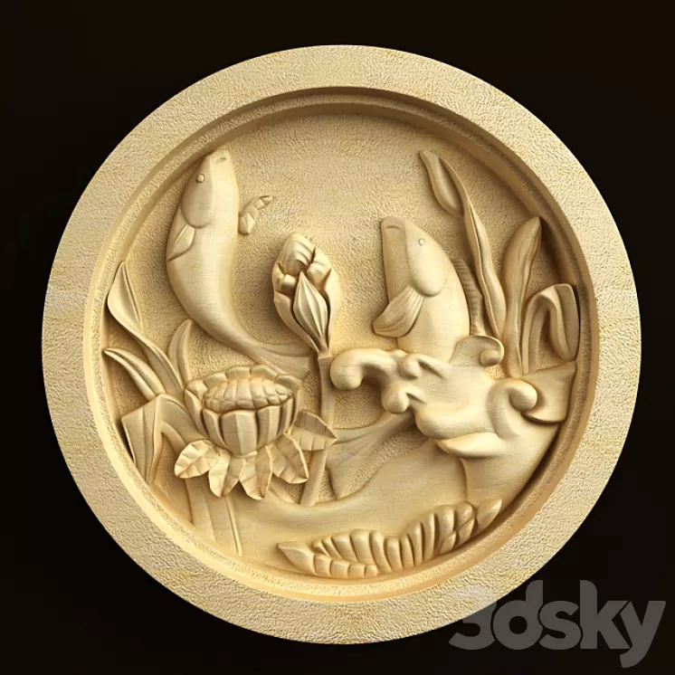 Underwater Relief 01 3D Model