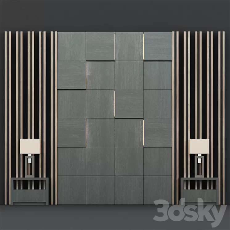 Unfinished_4 (headboard) 3D Model