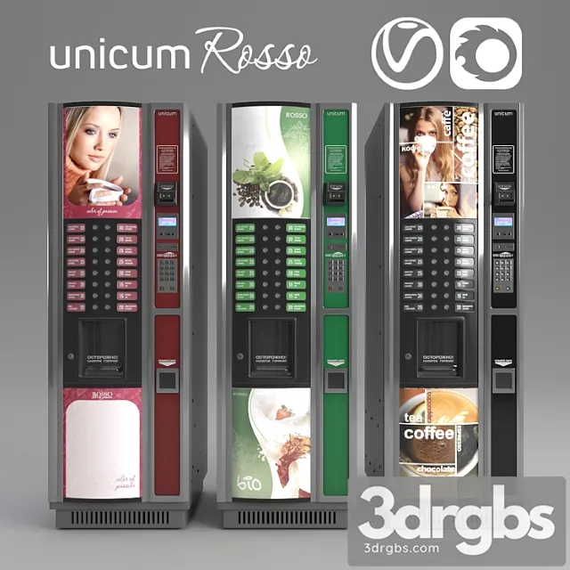 Unicum rosso 3D Model Free