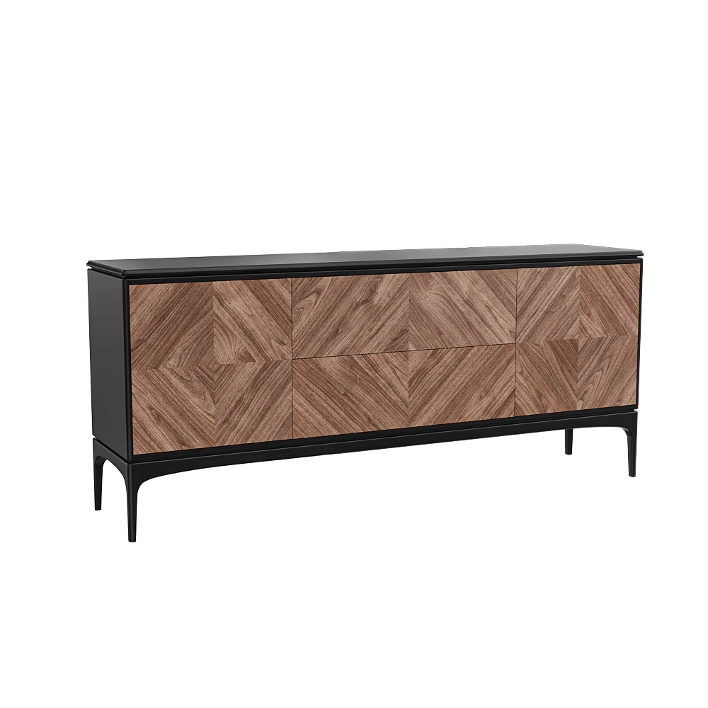 Unika - Tynd komod 2 doors 2 drawers 3D Model