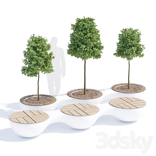 Union concrete three 3D Model