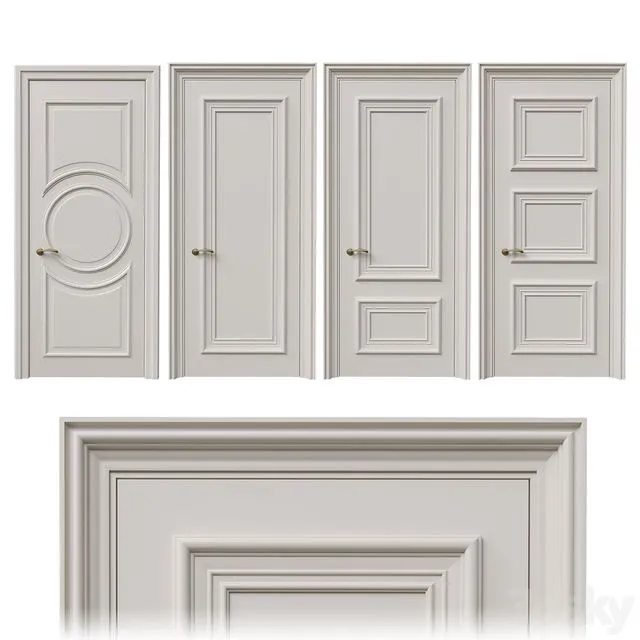 Union doors Valencia 3D Model